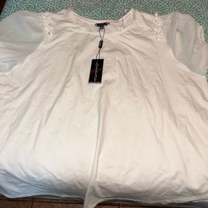 White dress shirt for women size 3X